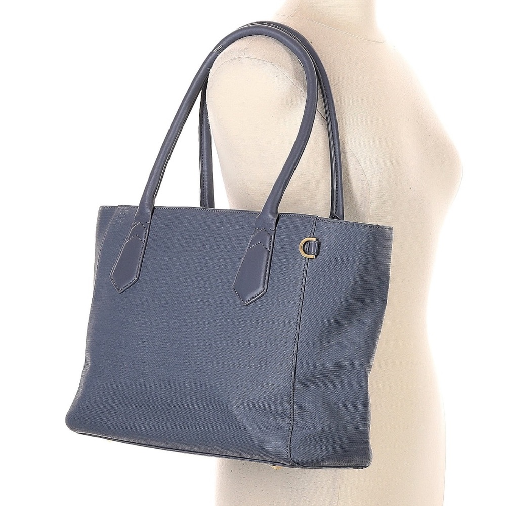 Dagne Dover Legend Tote | Storm Blue/Grey | Large Work Bag Laptop